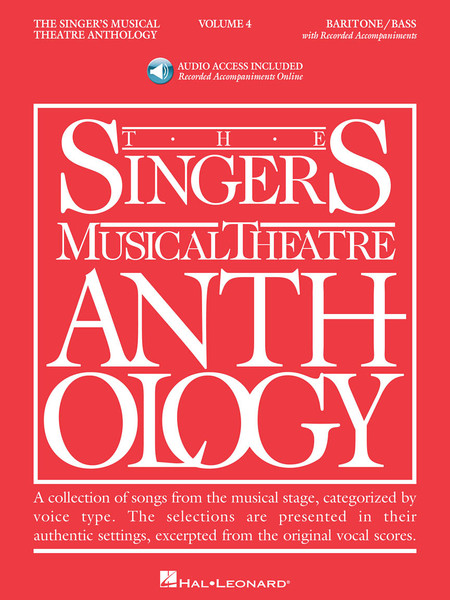 The Singer's Musical Theatre Anthology - Volume 4 - Baritone/Bass - Book & Recorded Accompaniments