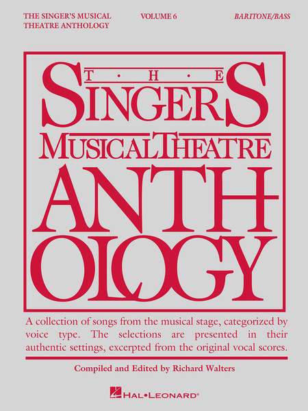 The Singer's Musical Theatre Anthology - Volume 6 - Baritone/Bass - Book Only