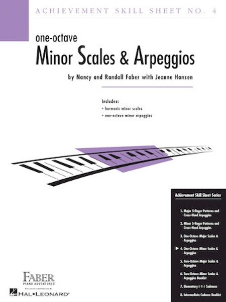 Faber - Skill Sheet No. 4 - One-Octave Minor Scales & Arpeggios