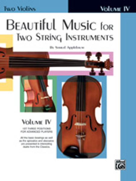 Beautiful Music for Two String String Instruments, Book 4 - Piano Accompaniment