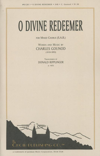 O Divine Redeemer - arr. Charles Gounod - SAB and Piano