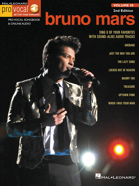 Bruno Mars - Pro Vocal Volume 58 - Songbook & CD (2nd Edition)