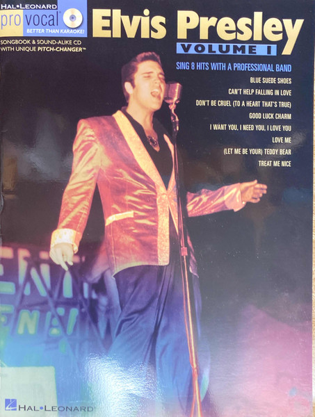 Elvis Presley Pro Vocal Volume 1 - Songbook and Accompaniment CD