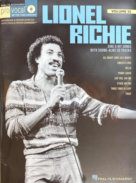 Lionel Richie - Pro Vocal Vol. 55 - Songbook / Accompaniment CD