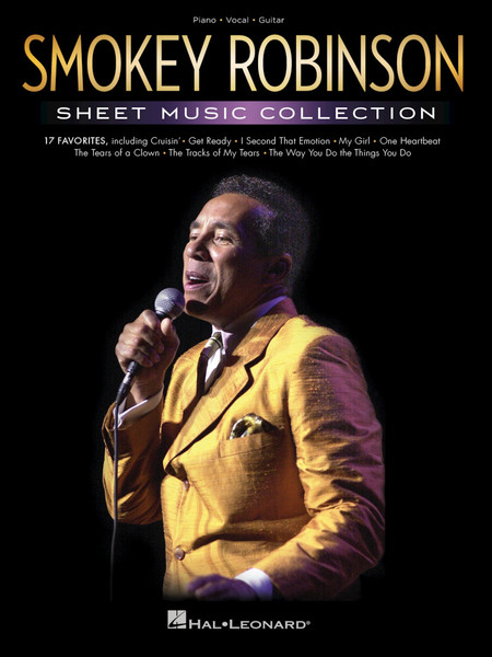 Smokey Robinson Sheet Music Collection (17 Favorites) - Piano / Vocal / Guitar Songbook