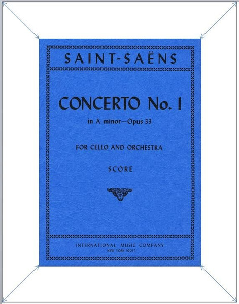 Study Score: Saint - Saëns - Cello Concerto No. 1 in A Minor, Op. 33