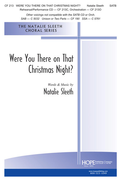 Were You There on That Christmas Night? - arr. Sleeth - SATB