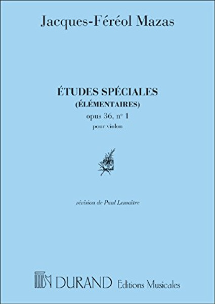 Jacques-Féréol Mazas - Études Spéciales (Élémentaires), No. 1, Op. 36