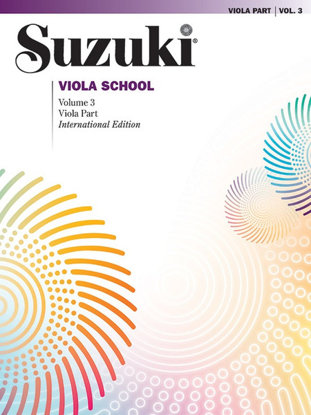 Suzuki Viola School Volume 3 (Revised) Book