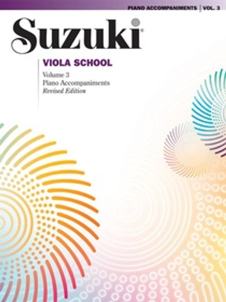 Suzuki Viola School Volume 3 (Revised) Piano Accompaniment