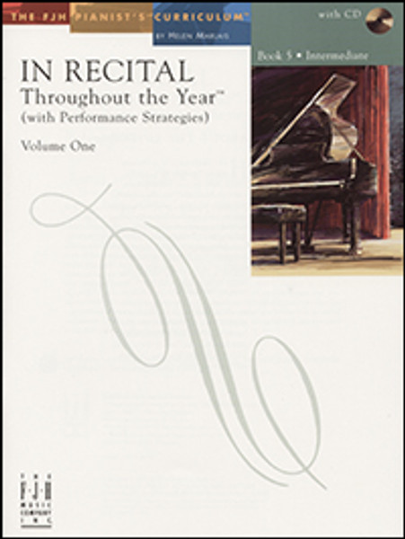 In Recital Throughout the Year, Volume One, Book 5 (Intermediate)