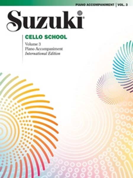 Suzuki Cello School Volume 3 (Revised) Piano Accompaniment