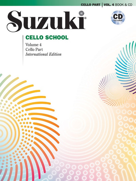 Suzuki Cello School Volume 4 (Revised) Book & CD