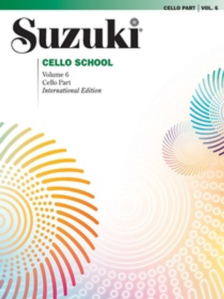 Suzuki Cello School Volume 6 (Revised) Book
