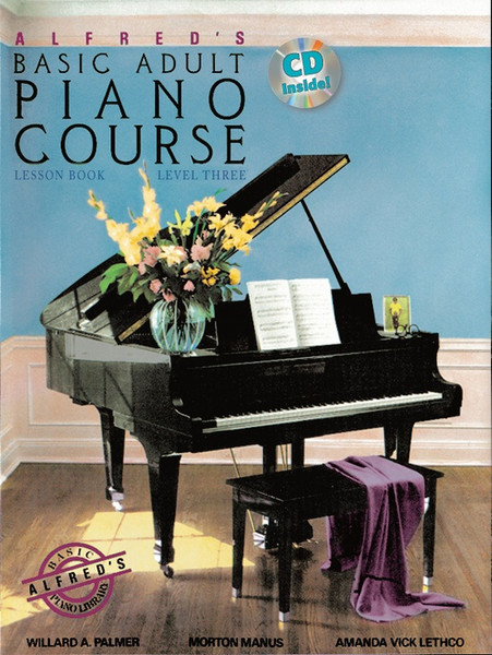 Alfred's Basic Adult Piano Course - Lesson Book - Level 3 (Online Access Included)