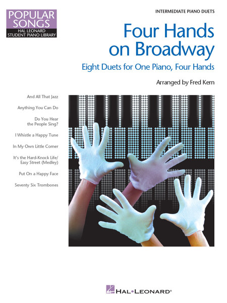 Four Hands on Broadway - Intermediate Piano Duets