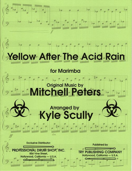 Yellow After the Acid Rain for Marimba