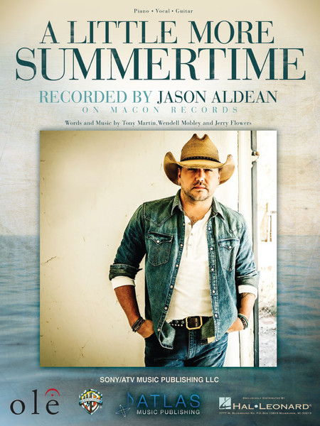 Jason Aldean - A Little More Summertime for Piano/Vocal/Guitar