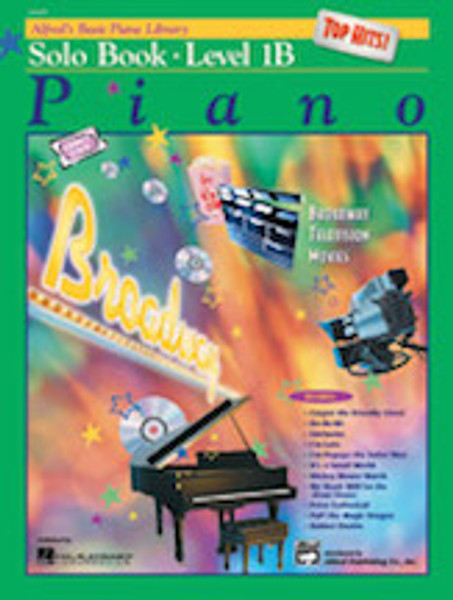 Alfred's Basic Piano Library: Solo Book Top Hits w/ CD Book 1B