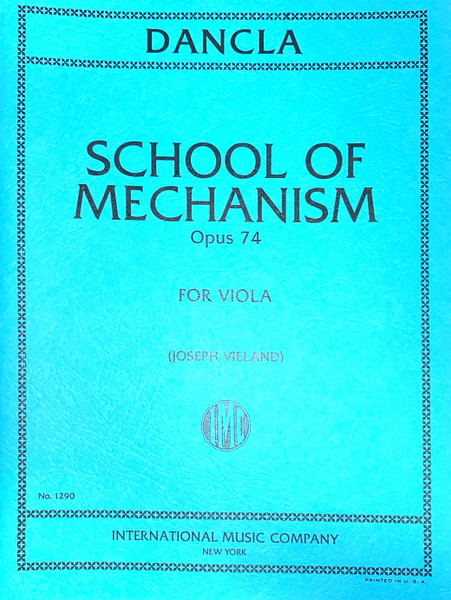 Dancla - School of Mechanism Op. 74 for Viola (Joseph Vieland)