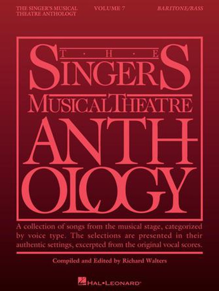Singer's Musical Theatre Anthology Volume 7 - Baritone/Bass Voice