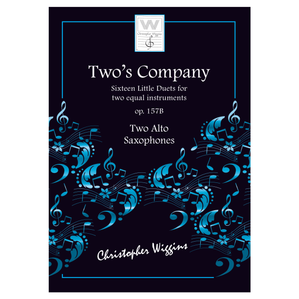 Two's Company - 16 Little Duets for Two Equal Instruments Op. 157B - Alto Saxophone Duet Songbook