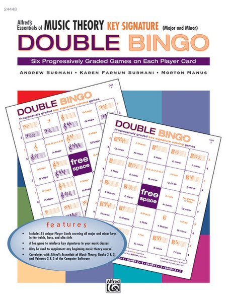 Alfred's Essentials of Music Theory: Double Bingo - Key Signature (Major & Minor)