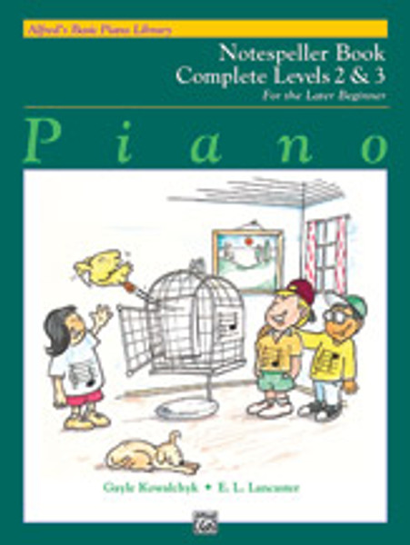 Notespeller Book - Levels 2 & 3 (Alfred's Basic Piano Library Complete for the Later Beginner)