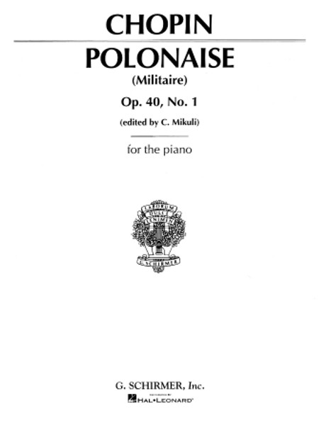 Chopin - Polonaise (Militaire), Op. 40, No. 1 in A Major - Piano Sheet Music