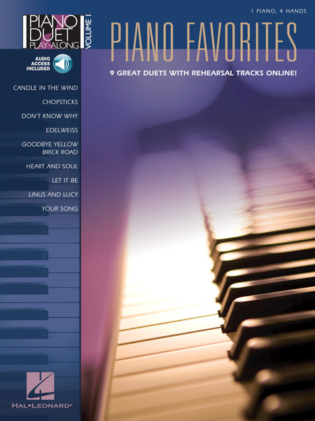 Piano Duet Play-Along Volume 1 - Piano Favorites (Audio Access Included)