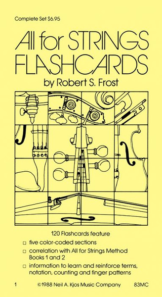 All for Strings Flashcards by Robert S. Frost