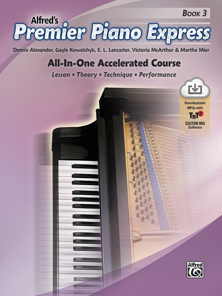 Alfred's Premier Piano Express Book 3 - All-In-One Accelerated Course (Audio Access Included)