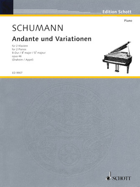 Schumann - Andante & Variations in B-flat Major, Op. 46 - Piano Duet