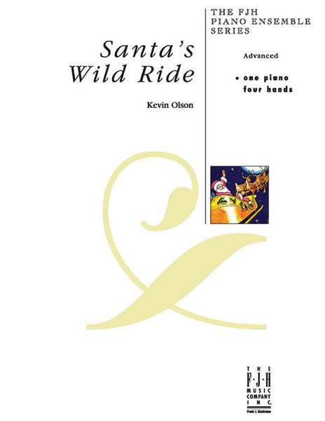 Santa's Wild Ride - Advanced Piano Duet