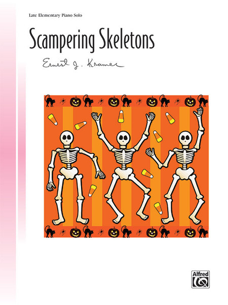 Scampering Skeletons - Late Elementary Piano Solo