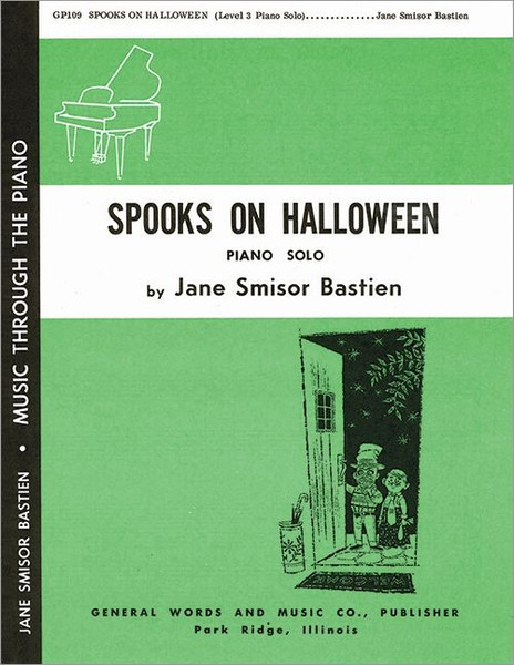 Spooks On Halloween - Late Elementary Piano Solo