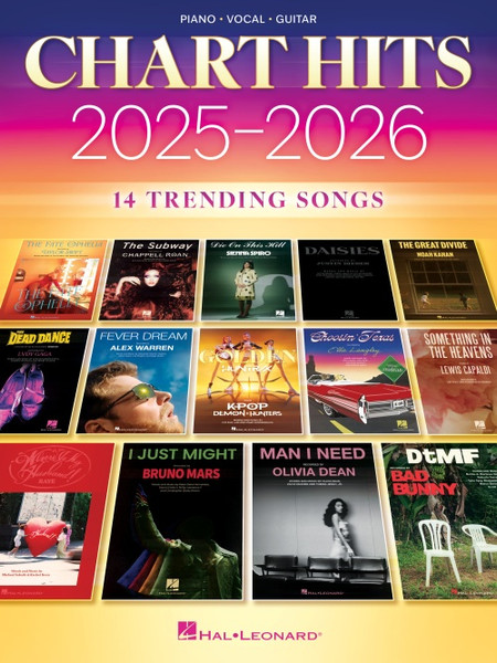 Chart Hits 2025-2026 - Piano/Vocal/Guitar