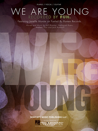 We Are Young - Piano/Vocal/Guitar