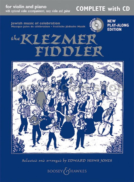 The Klezmer Fiddler for Complete Book for Violin with Piano Accompaniment (Book/CD Set) by Edward Huws Jones