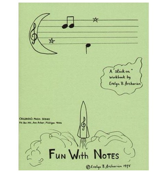Fun With Notes - A "Stick On" Workbook for Violin by Evelyn B. Avsharian