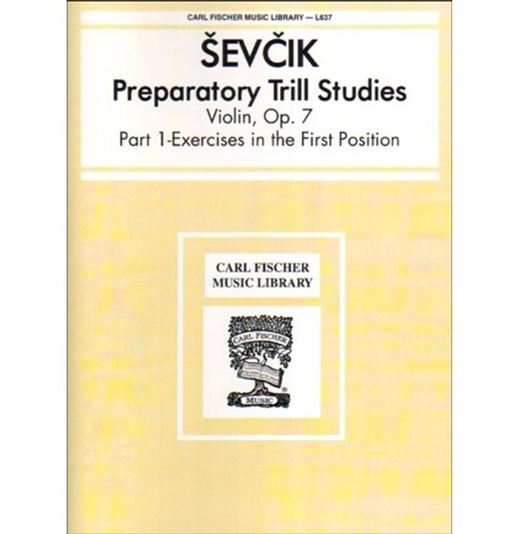 Sevcik Opus 7 Preparatory Trill Studies for Violin Part 2 - Exercises in the Second Through the Sixth Positions