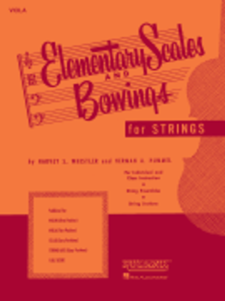 Harvey Whistler & Herman Hummel - Elementary Scales and Bowings for Violin