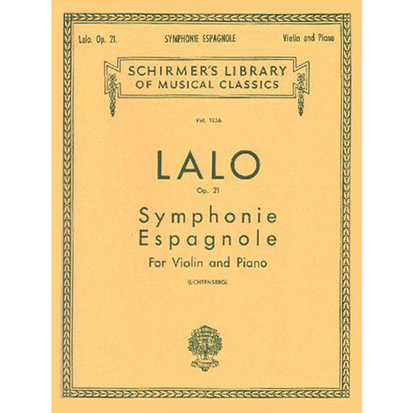 Lalo Op. 21 Symphonie Espagnole for Violin and Piano by Leopold Lichtenberg