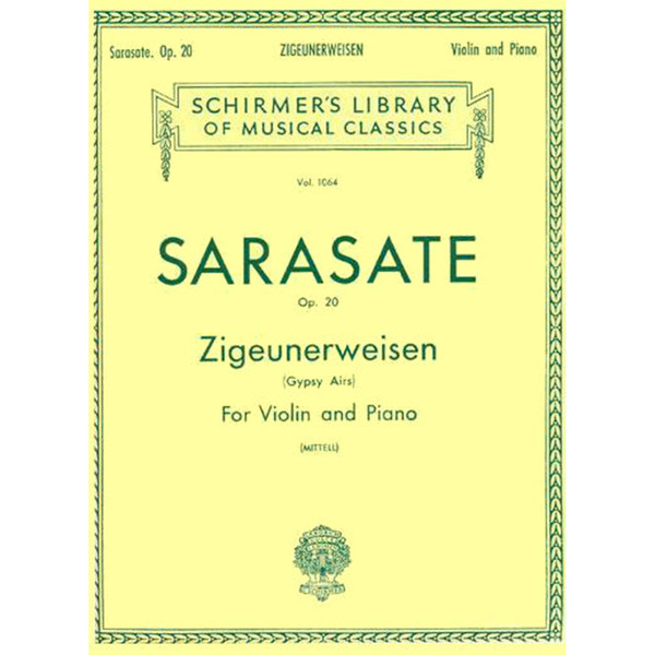 Sarasate Op. 20 Zigeunerweisen (Gypsy Airs) for Violin and Piano by Philipp Mittell