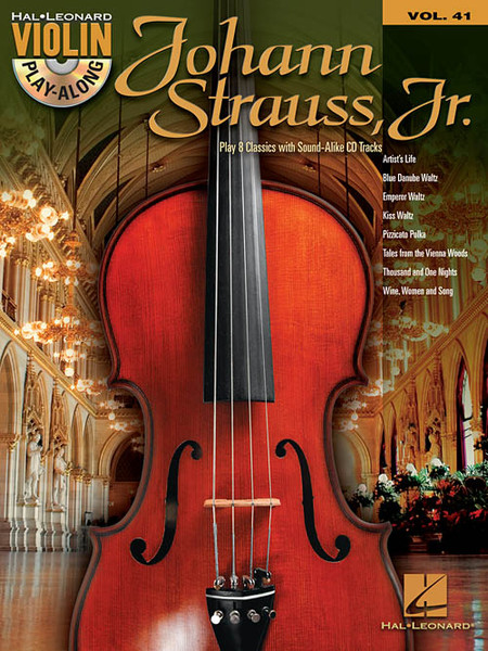 Hal Leonard Violin Play-Along Series Volume 41: Johann Strauss, Jr. (Book/CD Set)