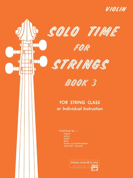 Solo Time for Strings Violin Book 3