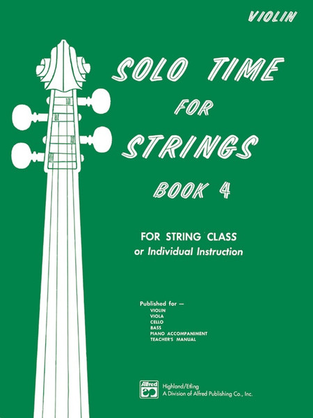 Solo Time for Strings Violin Book 4