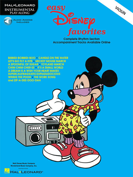 Hal Leonard Instrumental Play-Along for Violin: Easy Disney Favorites (with Audio Access)