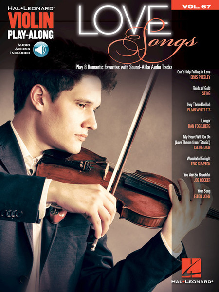 Hal Leonard Violin Play-Along Series Volume 67: Love Songs (with Audio Access)