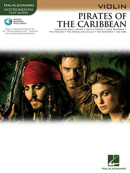 Hal Leonard Instrumental Play-Along for Violin: Pirates of the Caribbean (with Audio Access)